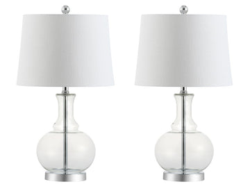 Lavelle 25" Glass LED Table Lamp - JONATHAN Y
